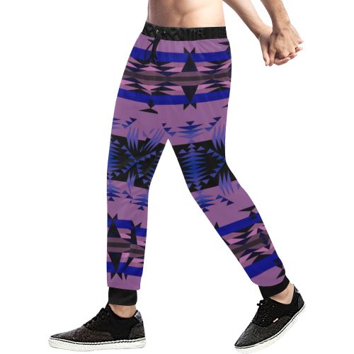 Between the Mountains Moon Shadow Men's All Over Print Sweatpants (Model L11) Men's All Over Print Sweatpants (L11) e-joyer