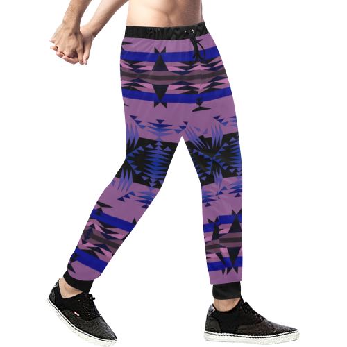 Between the Mountains Moon Shadow Men's All Over Print Sweatpants (Model L11) Men's All Over Print Sweatpants (L11) e-joyer
