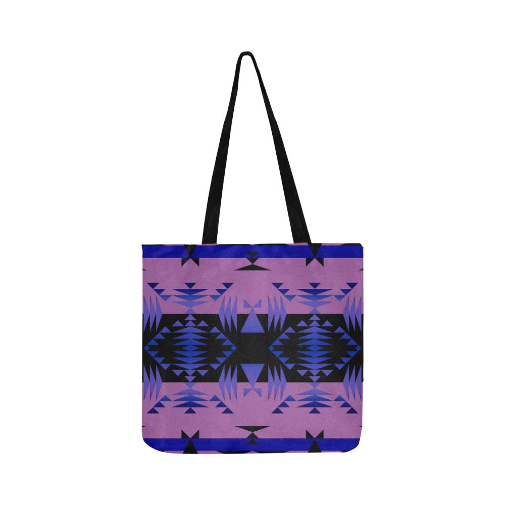 Between the Mountains Moon Shadow Reusable Shopping Bag Model 1660 (Two sides) Shopping Tote Bag (1660) e-joyer