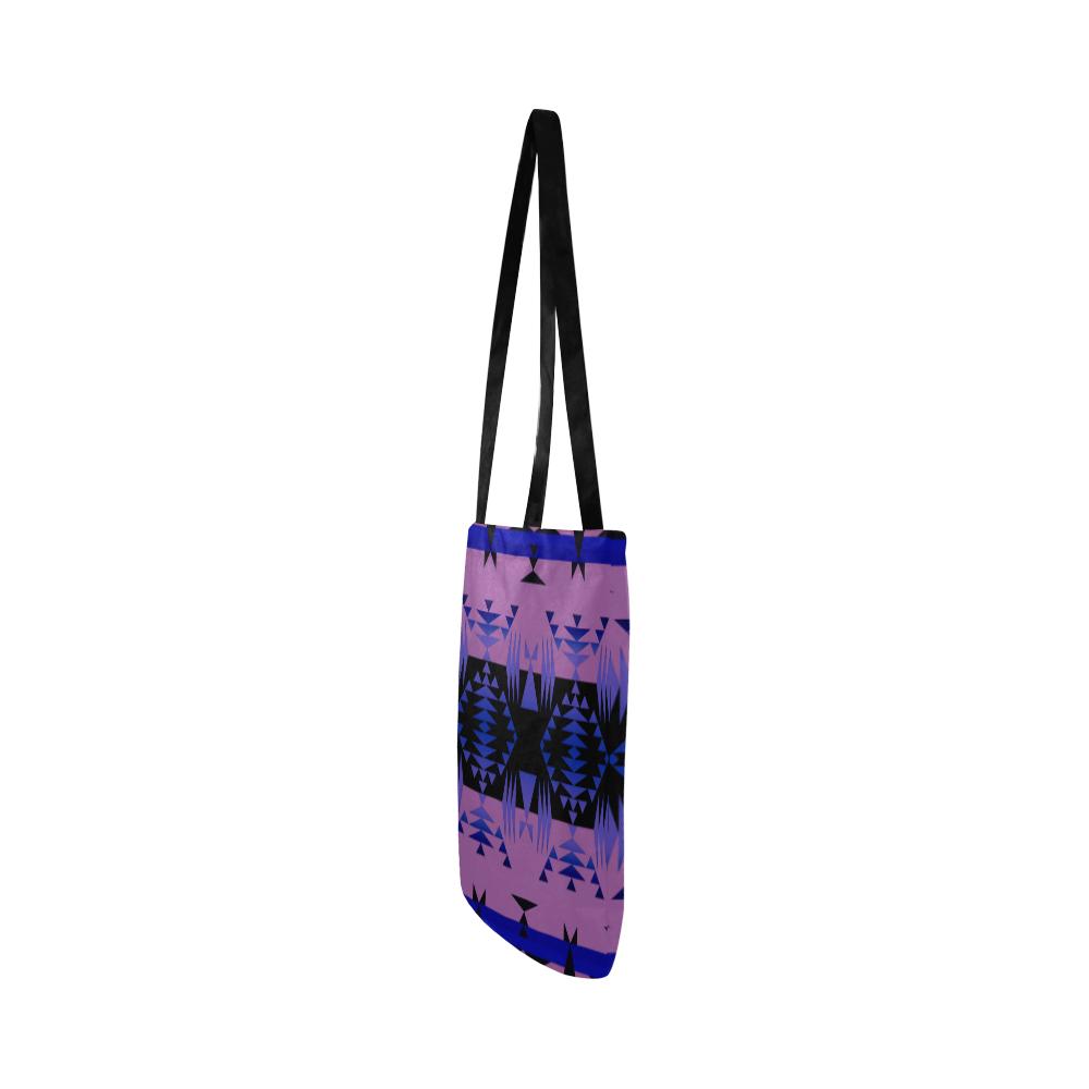 Between the Mountains Moon Shadow Reusable Shopping Bag Model 1660 (Two sides) Shopping Tote Bag (1660) e-joyer