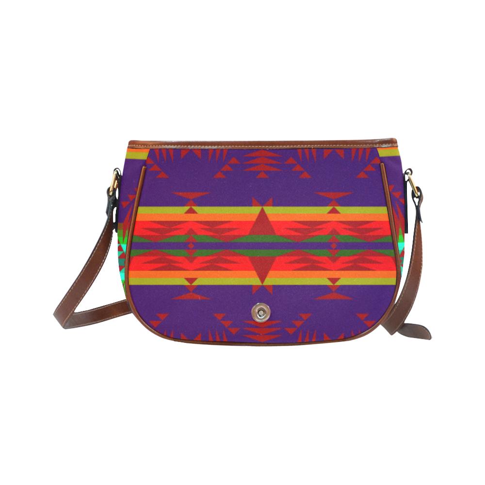 Between the Mountains Moon Shadow Sierra Saddle Bag/Small (Model 1649) Full Customization Saddle Bag/Small (Full Customization) e-joyer