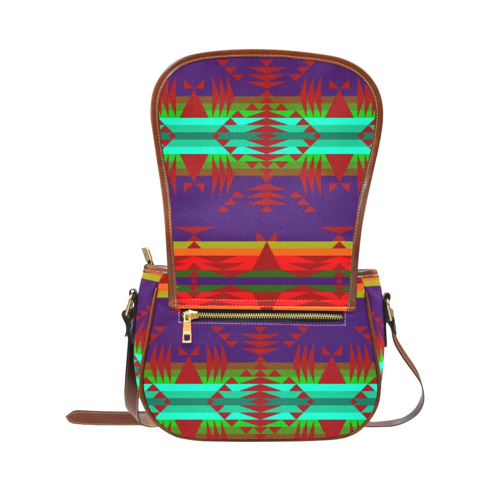 Between the Mountains Moon Shadow Sierra Saddle Bag/Small (Model 1649) Full Customization Saddle Bag/Small (Full Customization) e-joyer