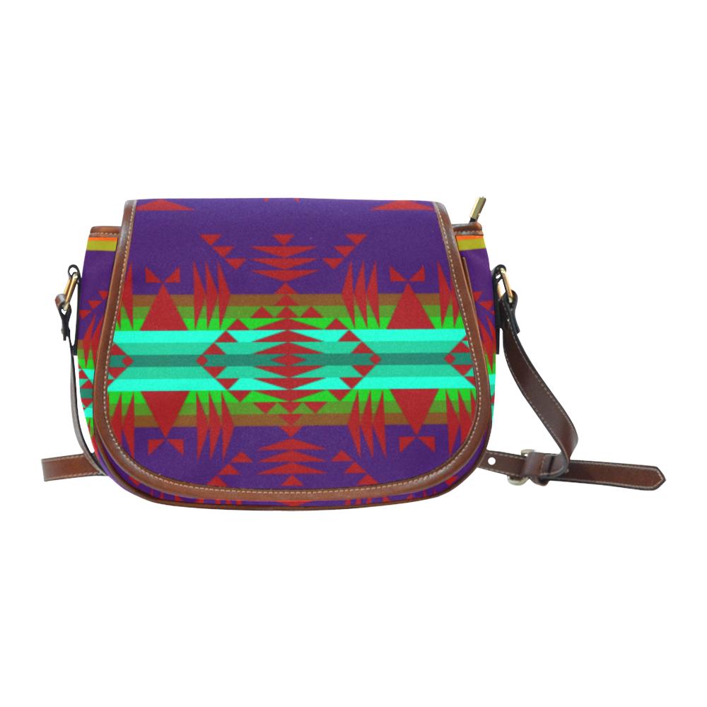 Between the Mountains Moon Shadow Sierra Saddle Bag/Small (Model 1649) Full Customization Saddle Bag/Small (Full Customization) e-joyer