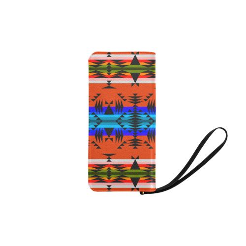 Between the Mountains Orange Women's Clutch Purse (Model 1637) Women's Clutch Purse (1637) e-joyer