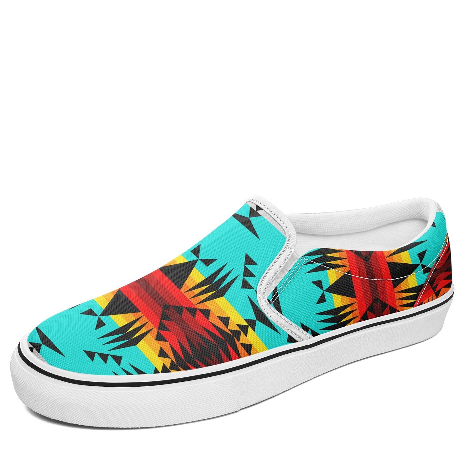 Between the Mountains Otoyimm Canvas Slip On Shoes 49 Dzine