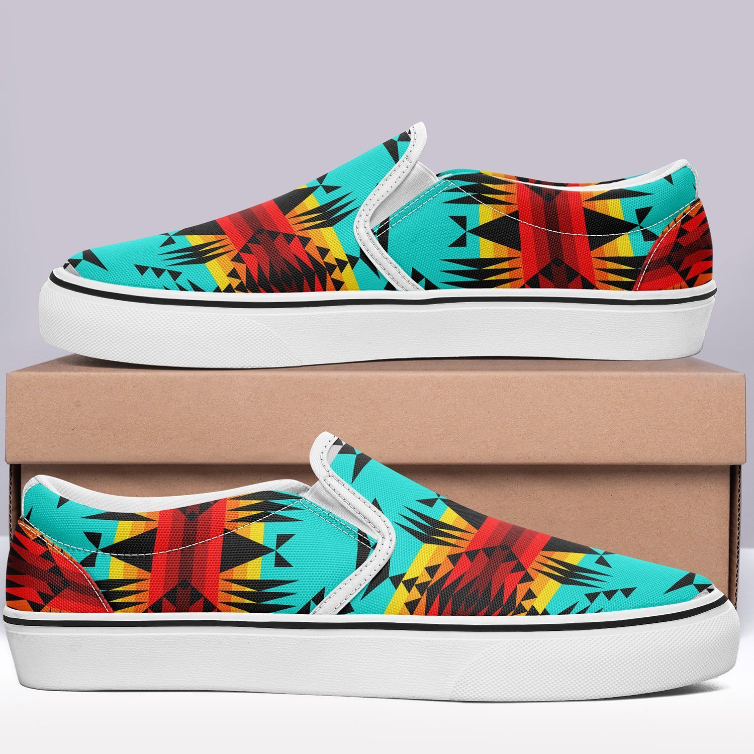 Between the Mountains Otoyimm Kid's Canvas Slip On Shoes 49 Dzine