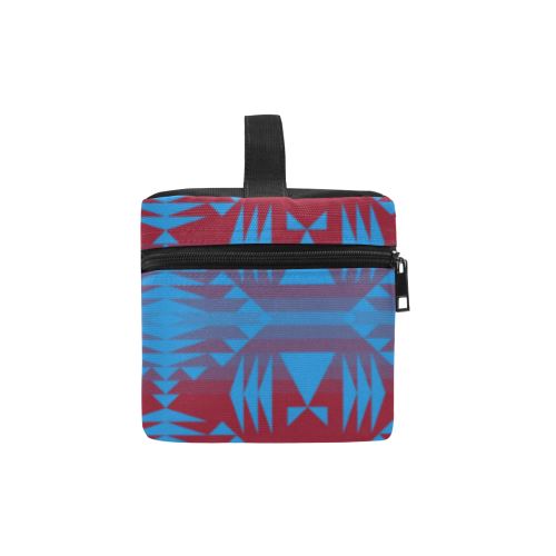 Between the Mountains Sierra Deep lake Cosmetic Bag/Large (Model 1658) Cosmetic Bag e-joyer