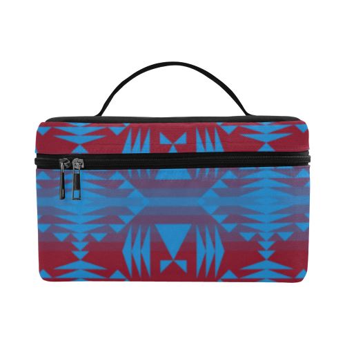 Between the Mountains Sierra Deep lake Cosmetic Bag/Large (Model 1658) Cosmetic Bag e-joyer
