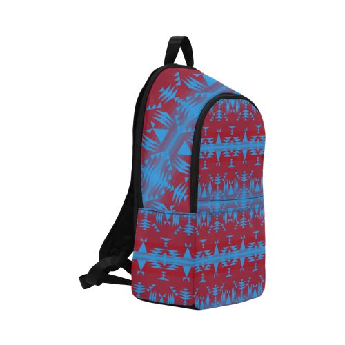 Between the Mountains Sierra Deep Lake Fabric Backpack for Adult (Model 1659) Casual Backpack for Adult (1659) e-joyer