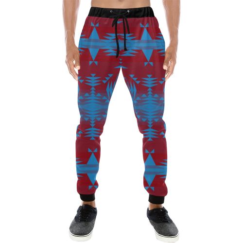 Between the Mountains Sierra Deep Lake Men's All Over Print Sweatpants (Model L11) Men's All Over Print Sweatpants (L11) e-joyer