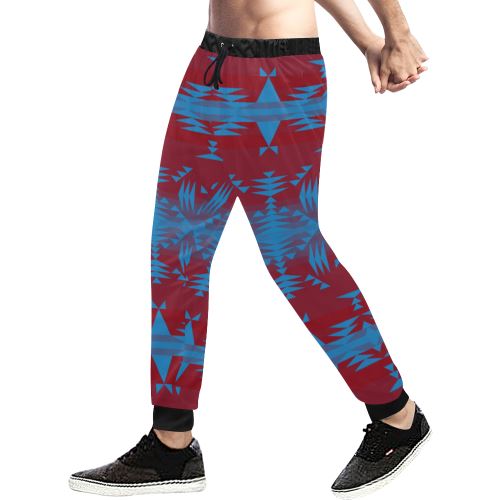 Between the Mountains Sierra Deep Lake Men's All Over Print Sweatpants (Model L11) Men's All Over Print Sweatpants (L11) e-joyer