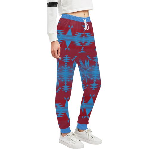 Between the Mountains Sierra Deep Lake Women's All Over Print Sweatpants (Model L11) Women's All Over Print Sweatpants (L11) e-joyer