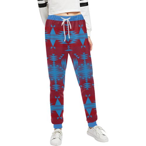 Between the Mountains Sierra Deep Lake Women's All Over Print Sweatpants (Model L11) Women's All Over Print Sweatpants (L11) e-joyer
