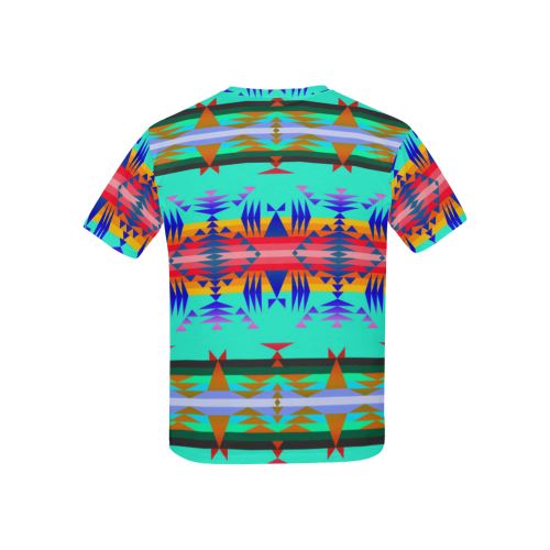 Between the Mountains Spring All Over Print T-shirt for Kid (USA Size) (Model T40) All Over Print T-shirt for Kid (T40) e-joyer