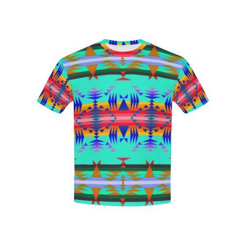 Between the Mountains Spring All Over Print T-shirt for Kid (USA Size) (Model T40) All Over Print T-shirt for Kid (T40) e-joyer