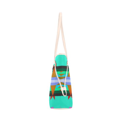 Between the Mountains Spring Clover Canvas Tote Bag (Model 1661) Clover Canvas Tote Bag (1661) e-joyer