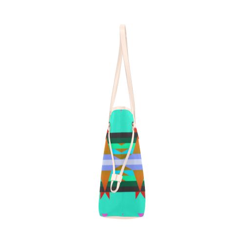 Between the Mountains Spring Clover Canvas Tote Bag (Model 1661) Clover Canvas Tote Bag (1661) e-joyer