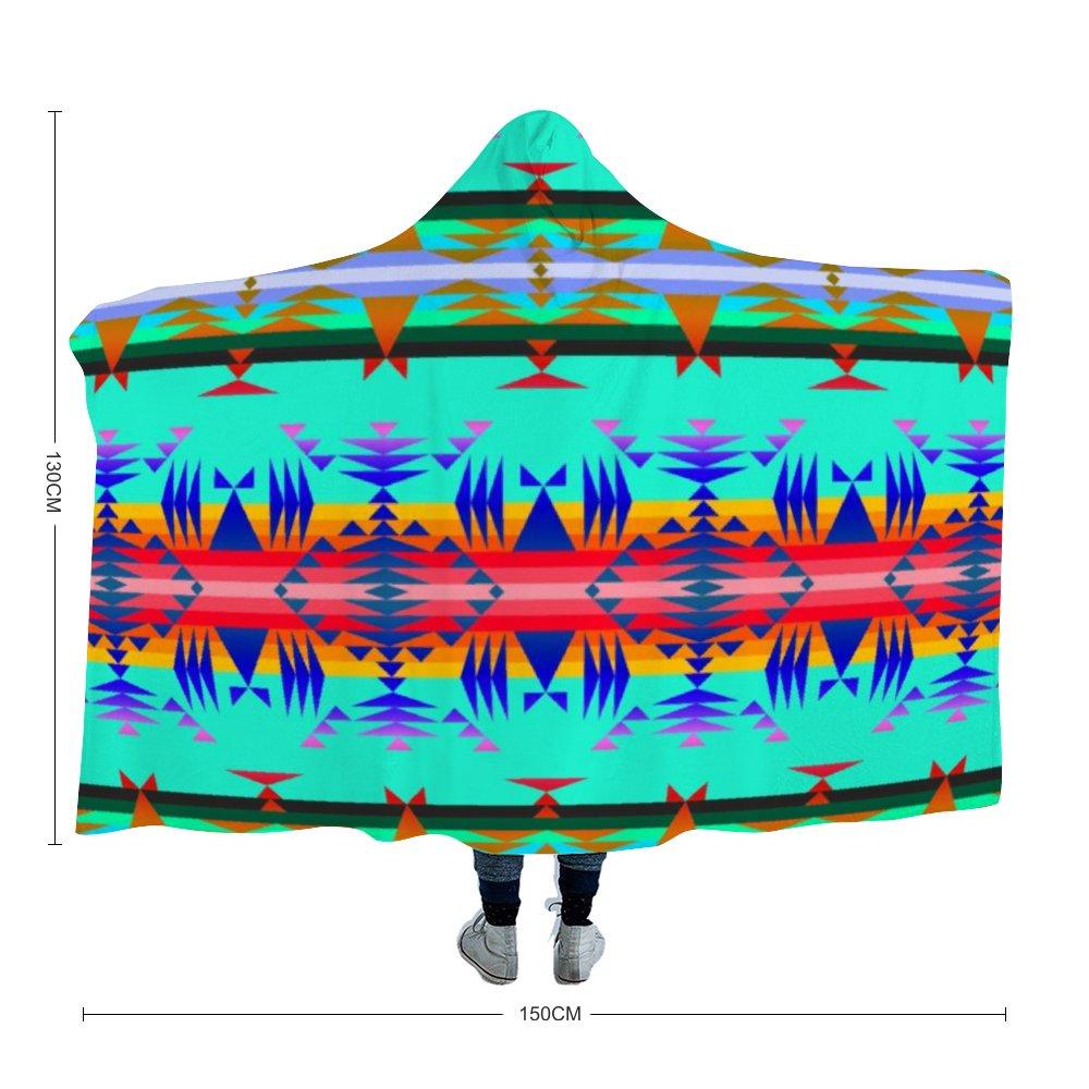 Between the Mountains Spring Hooded Blanket 49 Dzine