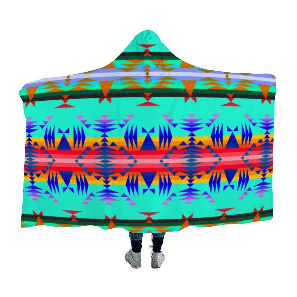 Between the Mountains Spring Hooded Blanket 49 Dzine