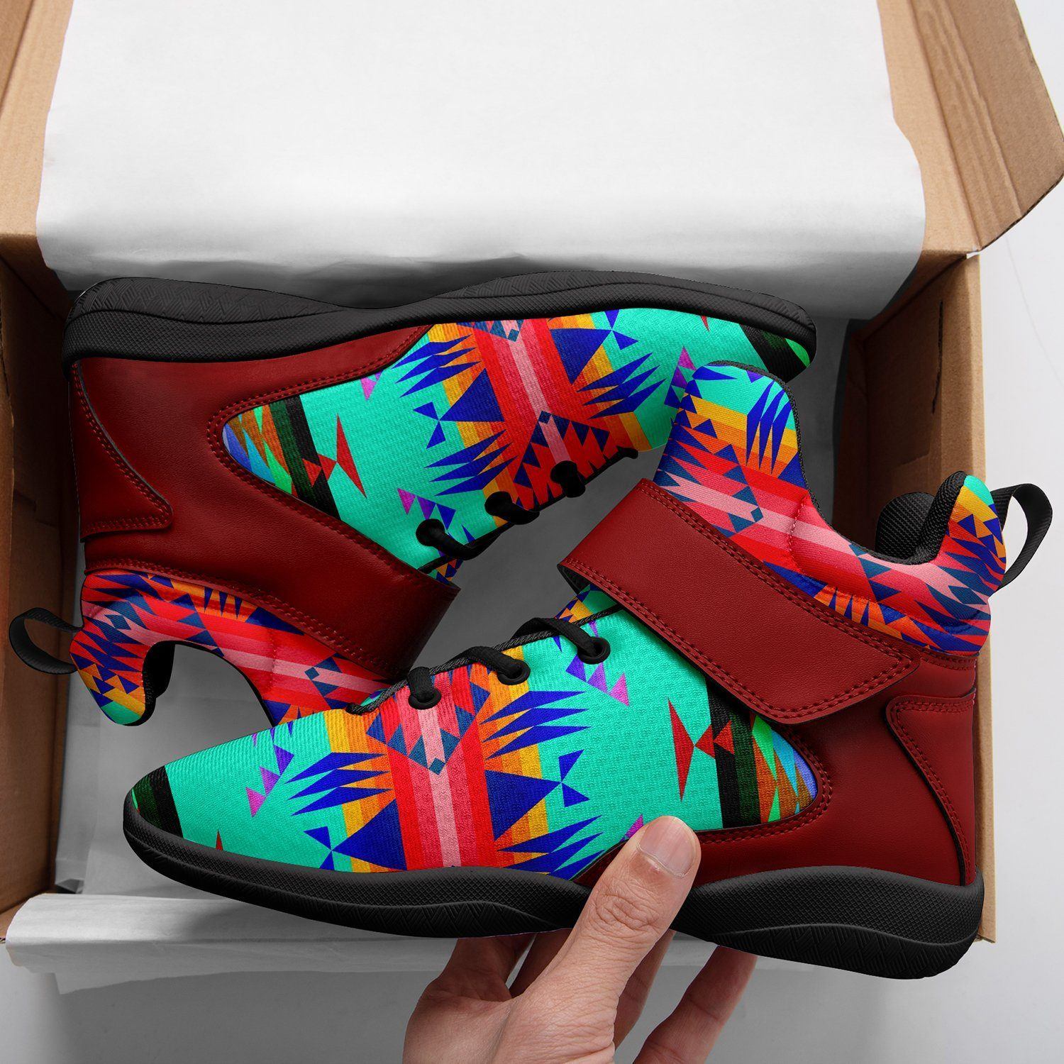 Between the Mountains Spring Ipottaa Basketball / Sport High Top Shoes - Black Sole 49 Dzine
