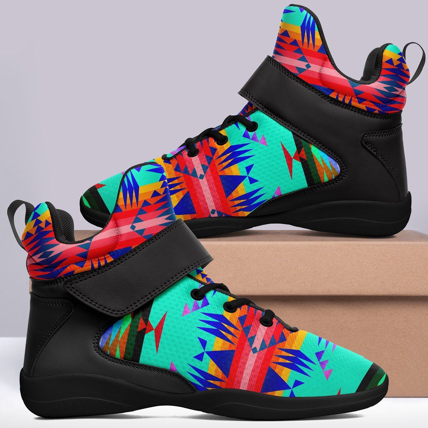 Between the Mountains Spring Ipottaa Basketball / Sport High Top Shoes - Black Sole 49 Dzine