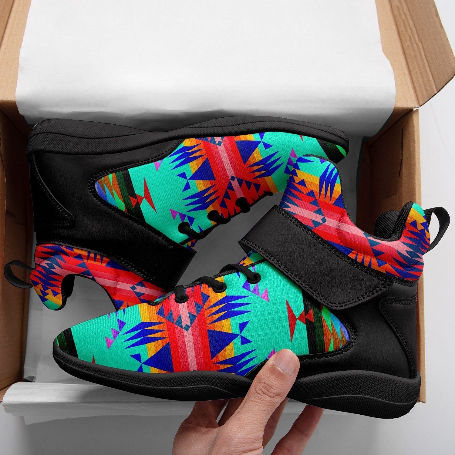 Between the Mountains Spring Ipottaa Basketball / Sport High Top Shoes - Black Sole 49 Dzine