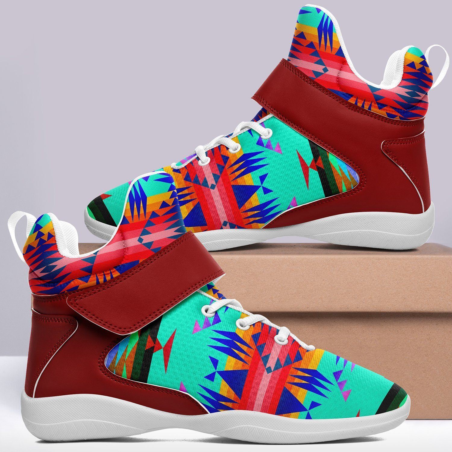 Between the Mountains Spring Ipottaa Basketball / Sport High Top Shoes - White Sole 49 Dzine