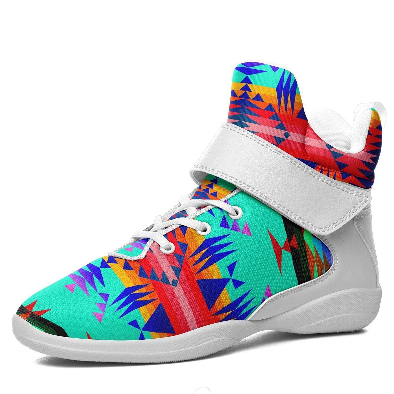 Between the Mountains Spring Ipottaa Basketball / Sport High Top Shoes - White Sole 49 Dzine US Men 7 / EUR 40 White Sole with White Strap
