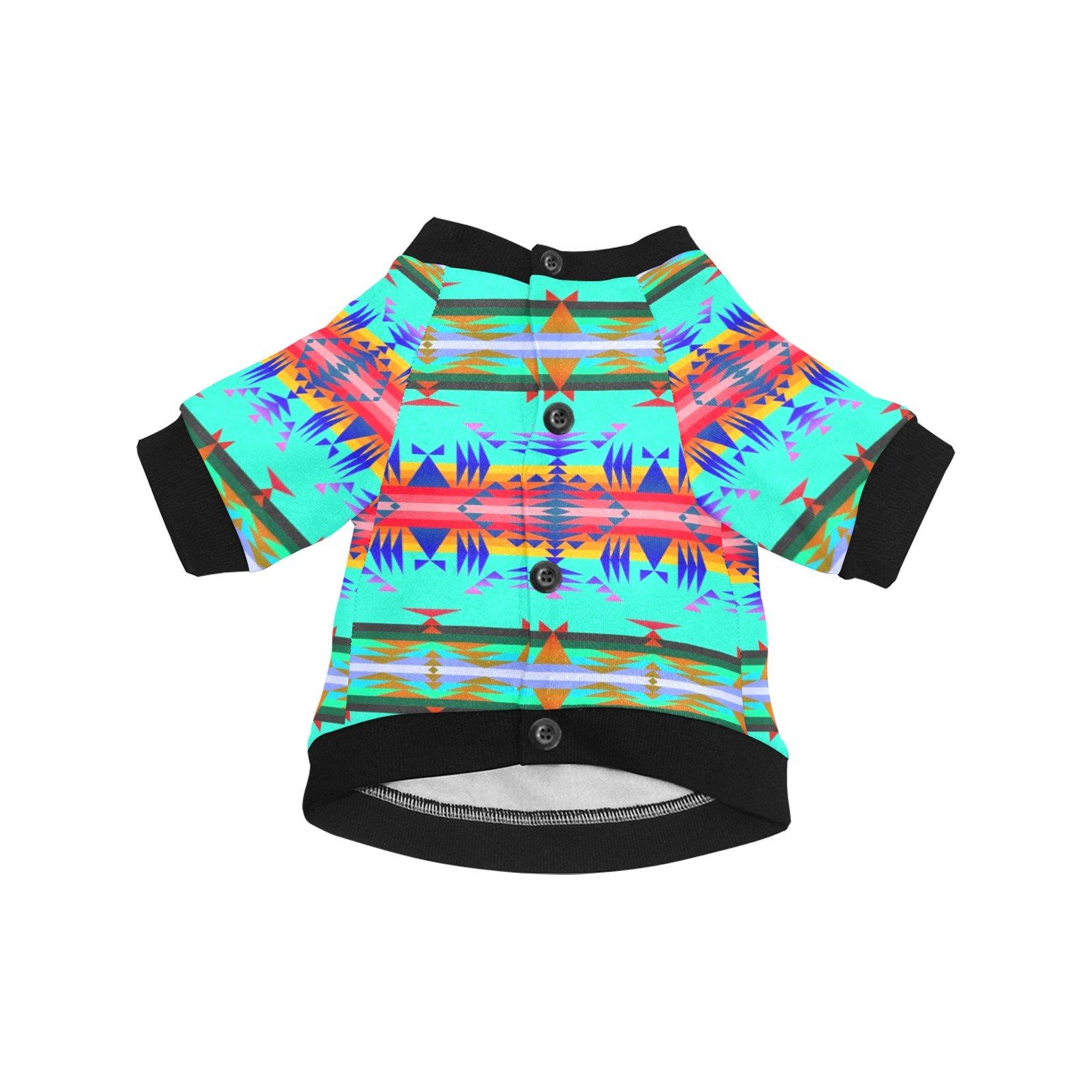 Between the Mountains Spring Pet Dog Round Neck Shirt Pet Dog Round Neck Shirt e-joyer