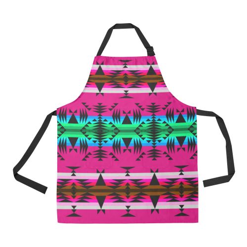 Between the Mountains Sunset All Over Print Apron All Over Print Apron e-joyer