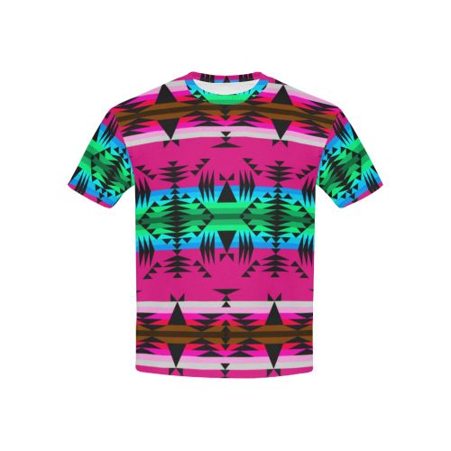 Between the Mountains Sunset All Over Print T-shirt for Kid (USA Size) (Model T40) All Over Print T-shirt for Kid (T40) e-joyer