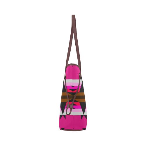 Between the Mountains Sunset Clover Canvas Tote Bag (Model 1661) Clover Canvas Tote Bag (1661) e-joyer