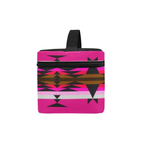 Between the Mountains Sunset Cosmetic Bag/Large (Model 1658) Cosmetic Bag e-joyer