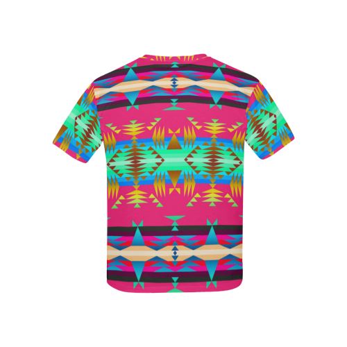 Between the Mountains Sunset Sky All Over Print T-shirt for Kid (USA Size) (Model T40) All Over Print T-shirt for Kid (T40) e-joyer