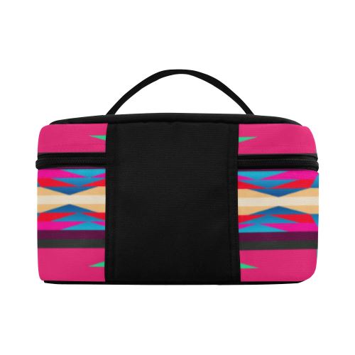 Between the Mountains Sunset Sky Cosmetic Bag/Large (Model 1658) Cosmetic Bag e-joyer