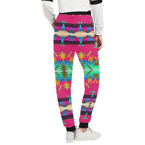 Between the Mountains Sunset Sky Women's All Over Print Sweatpants (Model L11) Women's All Over Print Sweatpants (L11) e-joyer