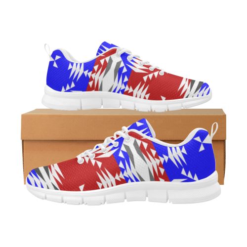 Between The Mountains Veterans Men's Breathable Running Shoes (Model 055) Men's Breathable Running Shoes (055) e-joyer