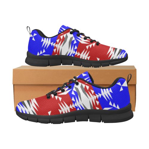 Between The Mountains Veterans Women's Breathable Running Shoes/Large (Model 055) Women's Breathable Running Shoes/Large (055) e-joyer