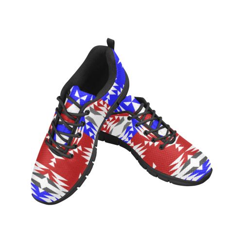 Between The Mountains Veterans Women's Breathable Running Shoes/Large (Model 055) Women's Breathable Running Shoes/Large (055) e-joyer