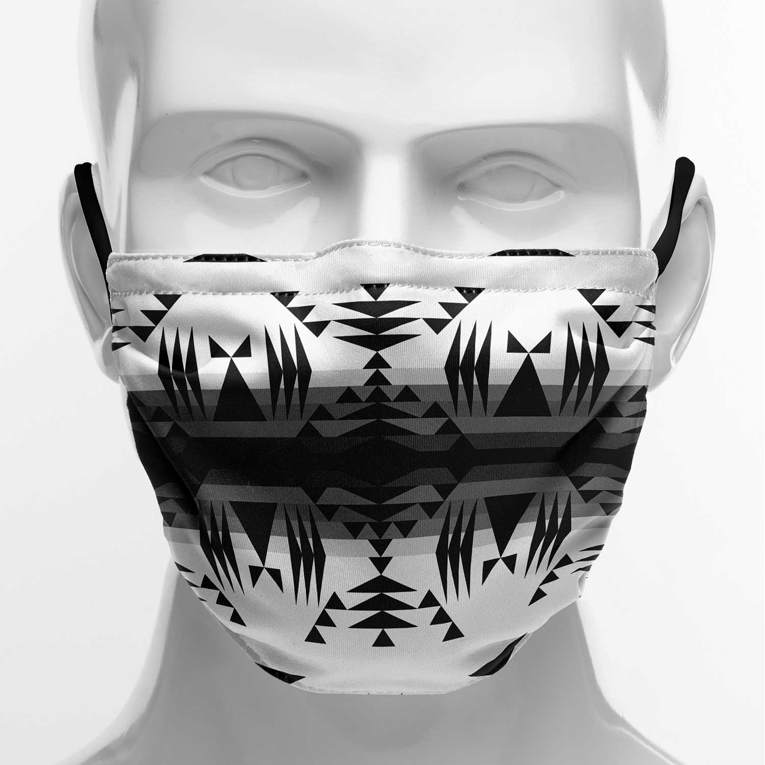 Between the Mountains White and Black Face Cover Herman