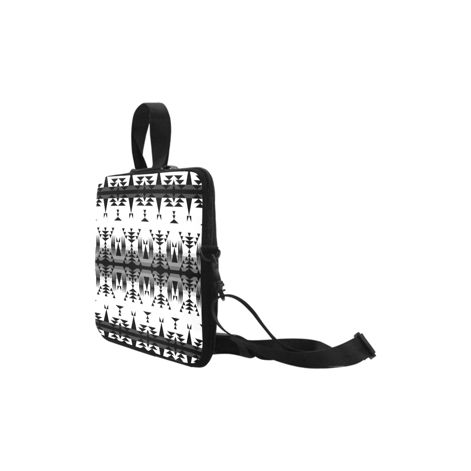 Between the Mountains White and Black Laptop Handbags 13" Laptop Handbags 13" e-joyer