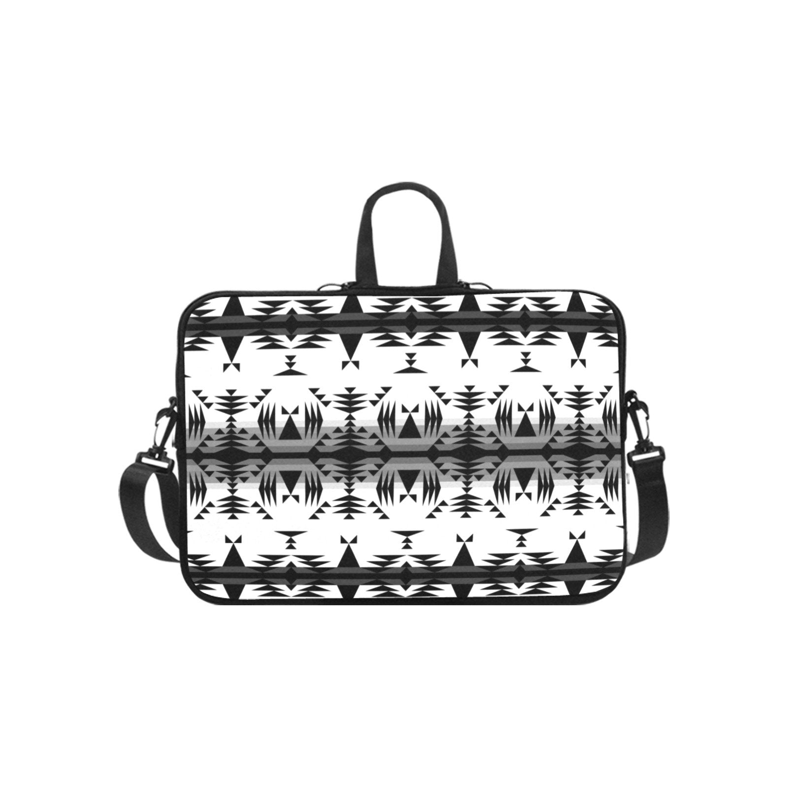 Between the Mountains White and Black Laptop Handbags 13" Laptop Handbags 13" e-joyer