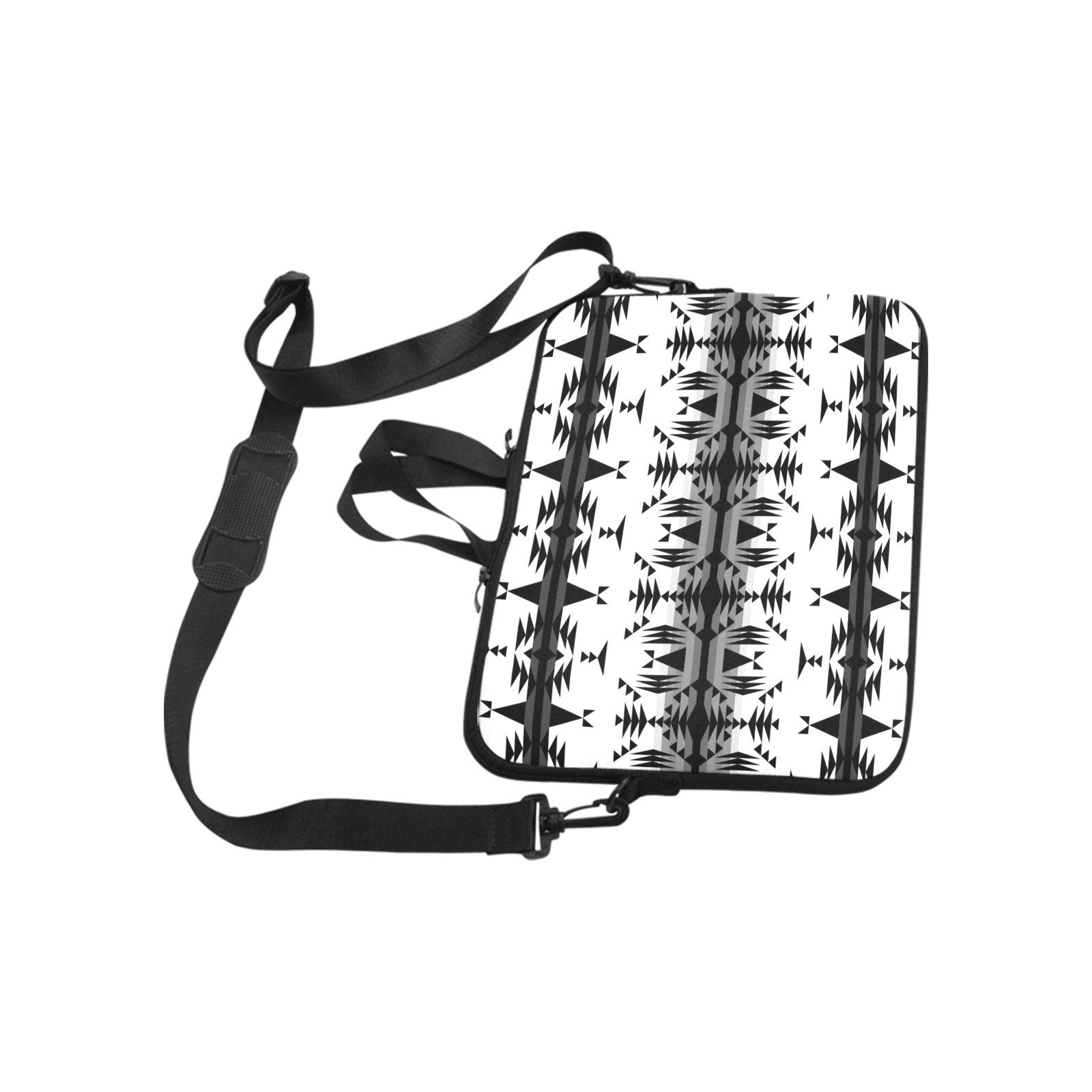 Between the Mountains White and Black Laptop Handbags 14" bag e-joyer