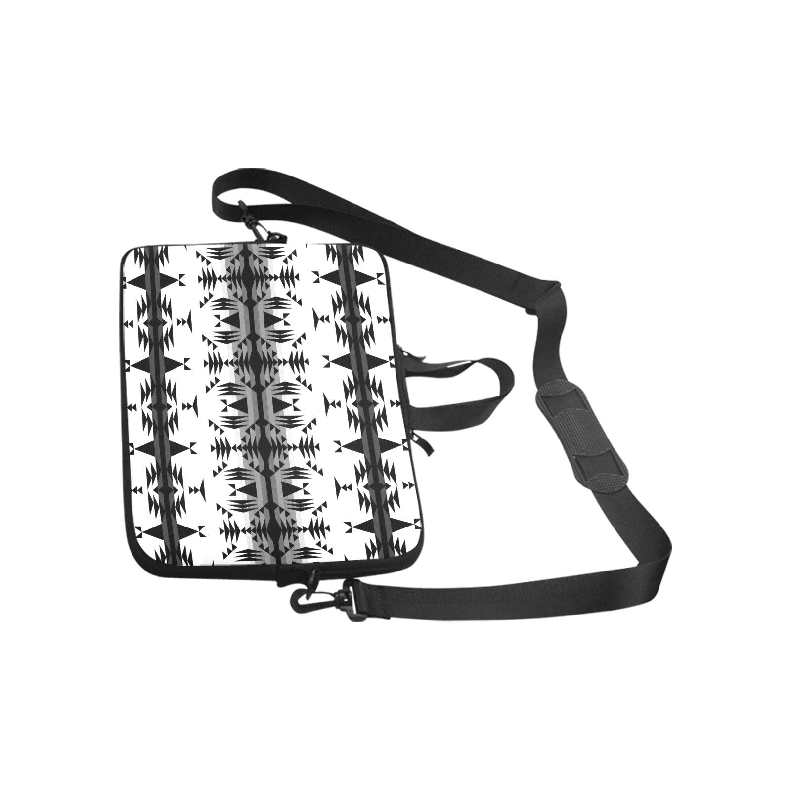 Between the Mountains White and Black Laptop Handbags 14" bag e-joyer