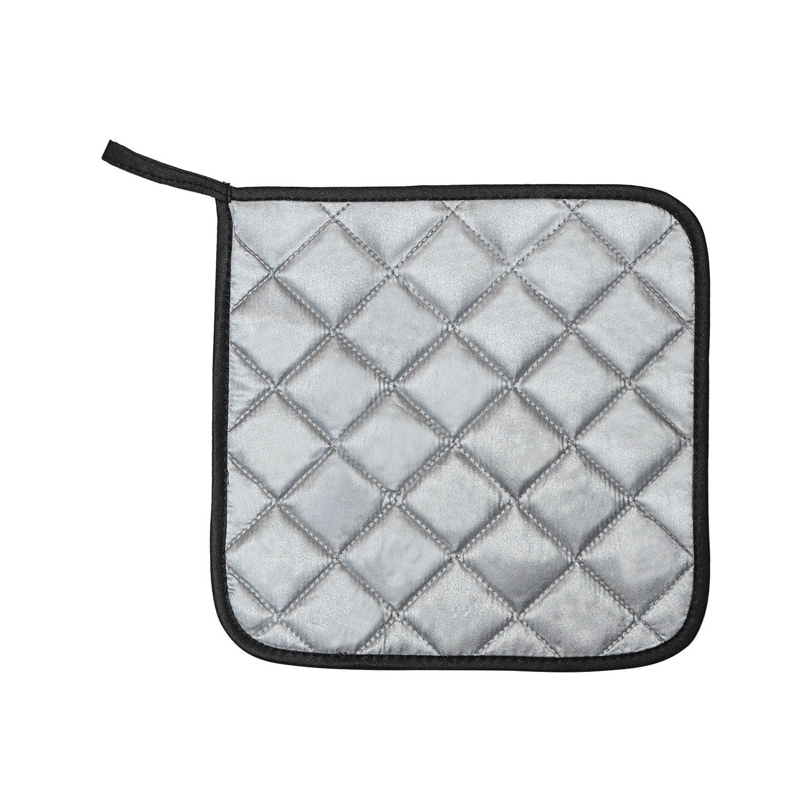Between the Mountains White and Black Oven Mitt & Pot Holder Oven Mitt & Pot Holder e-joyer