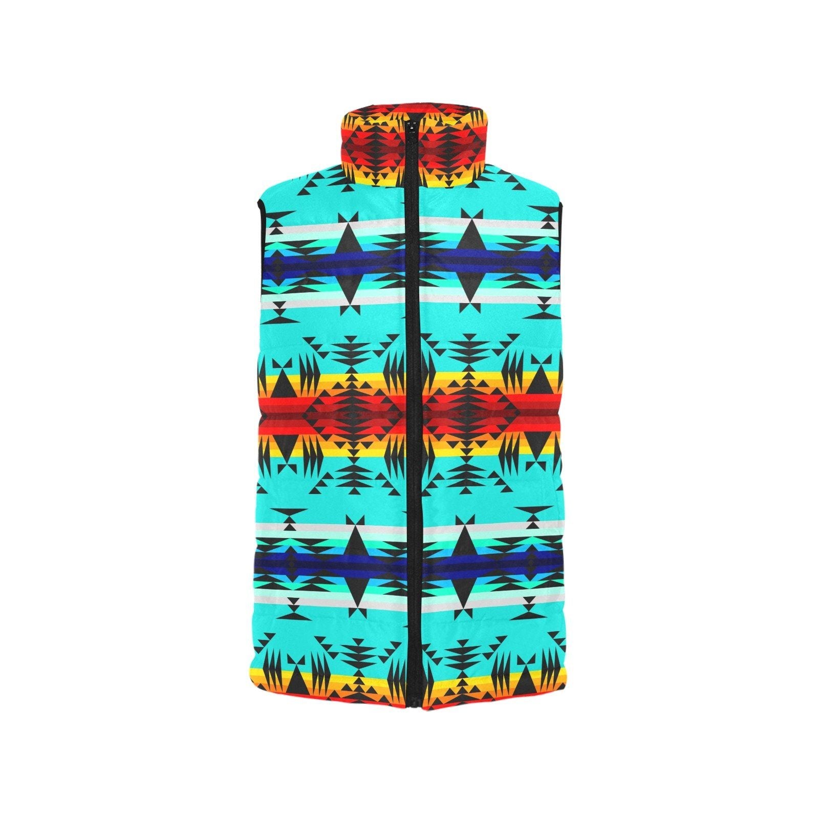 Between the Mountains Women's Padded Vest Jacket (Model H44) Women's Padded Vest Jacket (H44) e-joyer