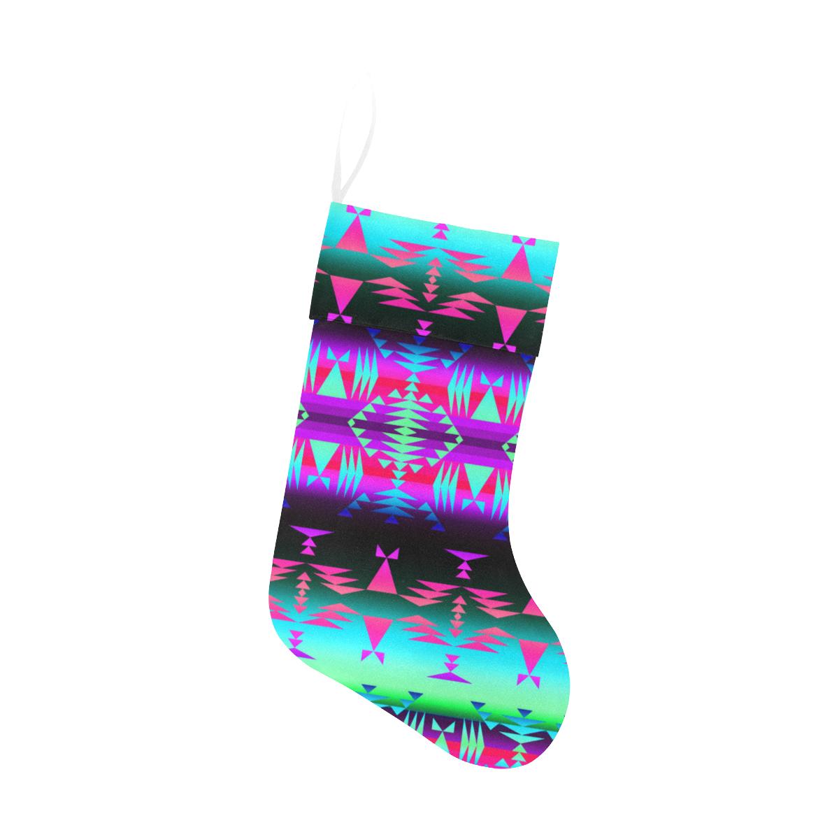 Between the Rocky Mountains Christmas Stocking holiday stocking e-joyer