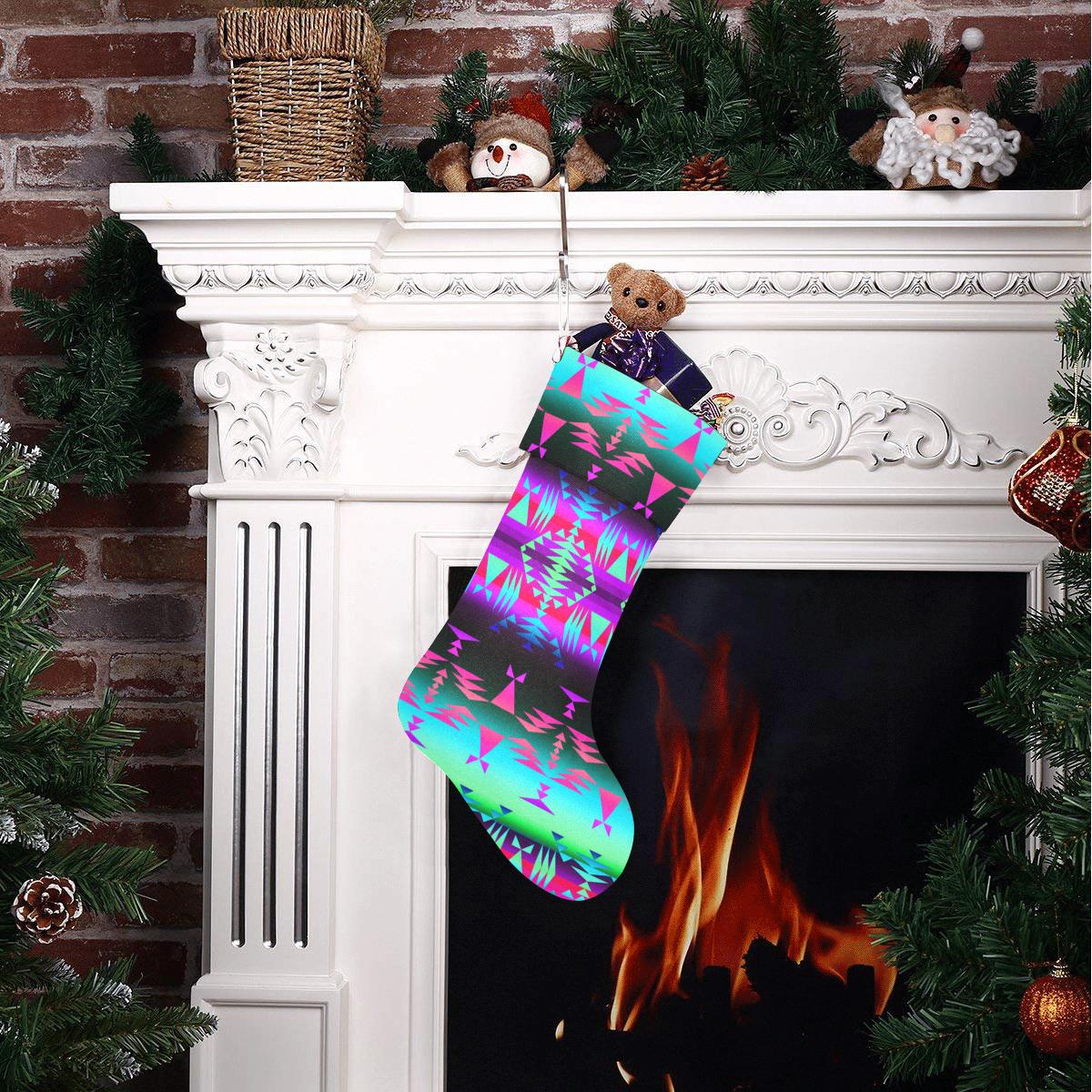 Between the Rocky Mountains Christmas Stocking holiday stocking e-joyer