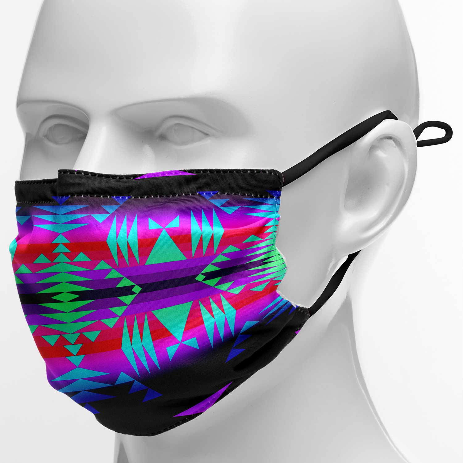 Between the Rocky Mountains Face Cover Herman