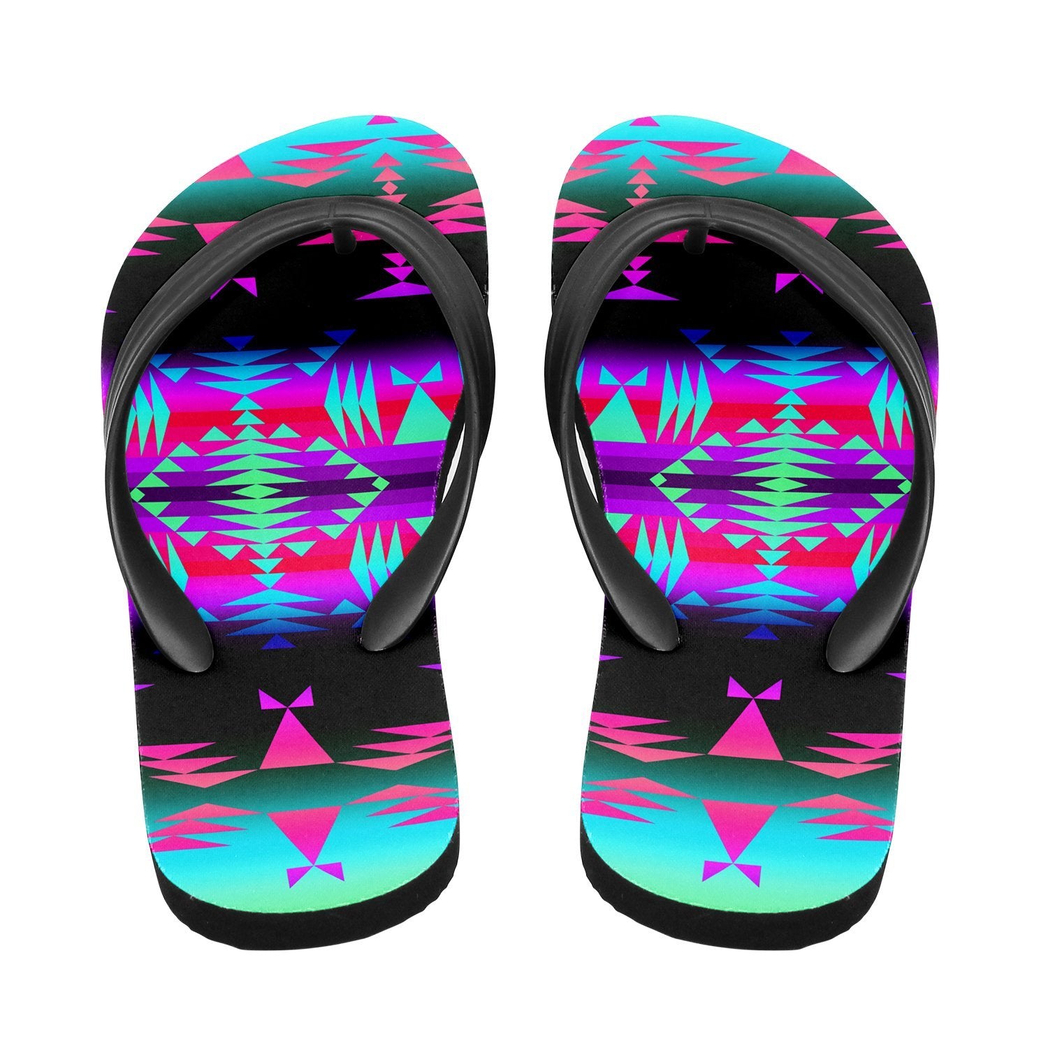 Between the Rocky Mountains Flip Flops 49 Dzine